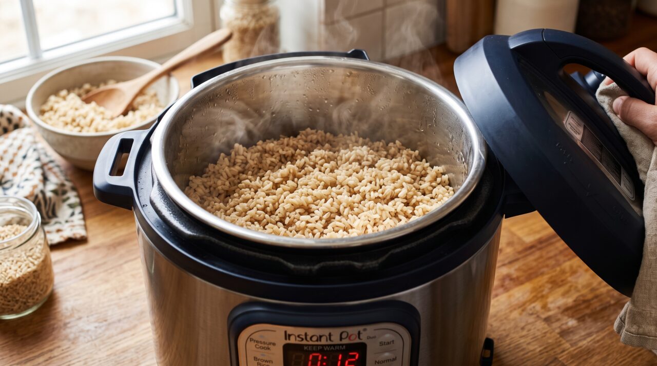 Brown Rice in an Instant Pot Brown Rice in an Instant Pot