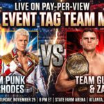 CM Punk & Cody Rhodes vs. Gunther & Sami Zayn