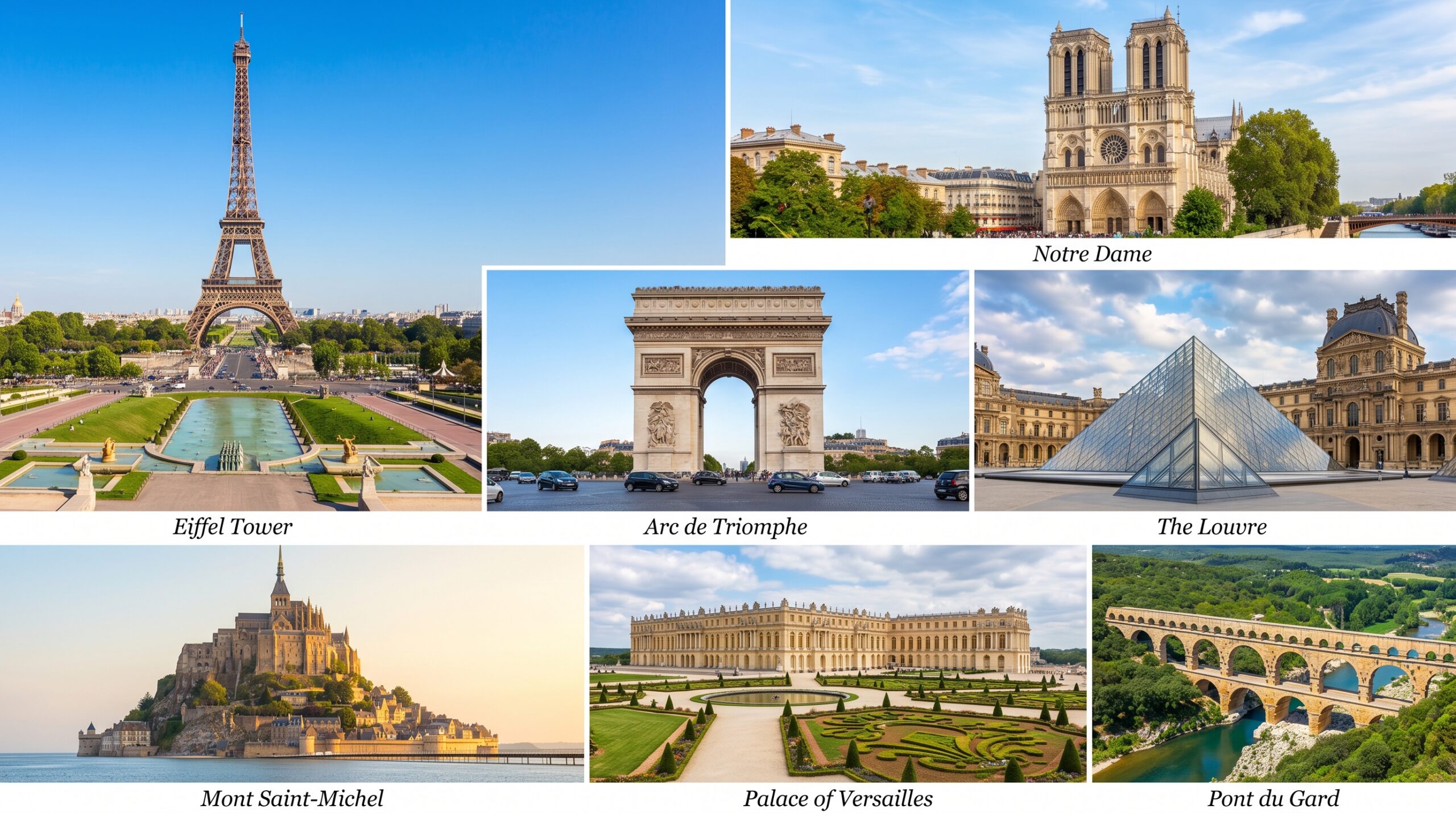 Famous Landmarks in France
